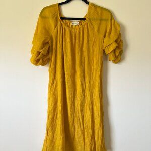 Indigo Rose Women's Yellow Dress Size Large Great Condition